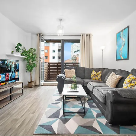 Large City Centre Apartment - Balcony - Free Wifi & Netflix 85S Birmingham Exterior photo